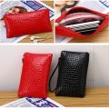 Alligator Wallet Lady New Korean handbag with active Zero Wallet. 