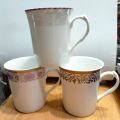 Medium-size Bone  Mugs 6PC. 