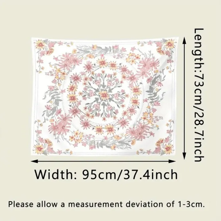 1pc%20Bohemian%20Floral%20Psychedelic%20Tapestry%20Wall%20Hanging%20Indian%20Mandala%20Tapestry%20Wall%20Hangings%20Decor%20For%20Living%20Room%20Bedroom%20Decor%20-%20Image%202