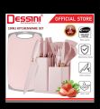 19-Piece Heat-Resistant Silicone Kitchen Knife Combi Cooking Utensils Set.