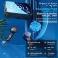 V9 Bluetooth Earphone Headphones Mirror Wireless Stereo Headset 5.3 with Digital DisplayTouch Control Sports Earbuds for Gaming.
