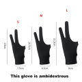 1PC Two-Finger Hand Painting Gloves Oil Painting Art Supplies Anti-touch Tablet Digital Board Screen Touch Drawing Anti-fouling.