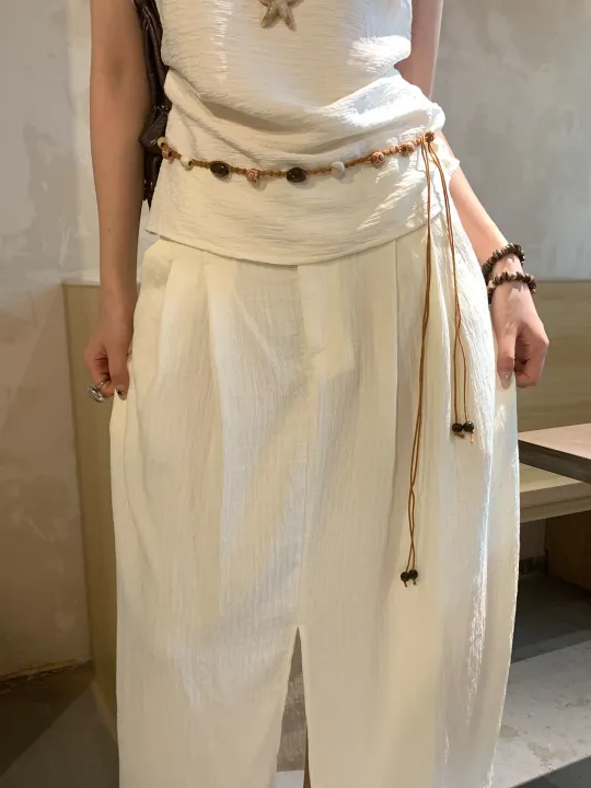 Ethnic Style Woven Beaded Waist Rope For Women With A Dress To Decorate ...
