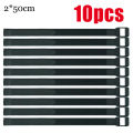 10/60PCS 2*50cm Reusable Fastening Bike Tie Nylon Hook & Loop Durable Multil Purpose Self-adhesive High Quality Strap Cable Ties.