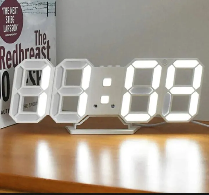 Digital LED Desktop Clock with Alarm and Temperature | Daraz.pk