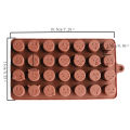 Silicone Cake Mold 28 Grid Smiley Memes Expression DIY Chocolate Fudge Christmas Cake Ice Cube Mold Kitchen Baking Tool For. 