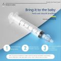 Silicone Baby Nasal Aspirator Syringe Baby Nose Cleaner Kids Rhinitis Nasal Washer Reusable Nasal Irrigator Washing for Children.