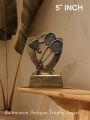 Badminton Antique Trophy(5 inche). 