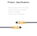 4 #   Caravan Crew Optical Audio Cable / Toslink/ Digital Optical Cable for Tv, Home Theater Audio, High Quality Optical Cable, Digital Optical Audio, Fiber Optic Cable. 