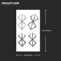 Berserker Temporary Tattoo,Lasts To 15 Days New Technology Magic Waterproof Semi Permanent Sticker.. 