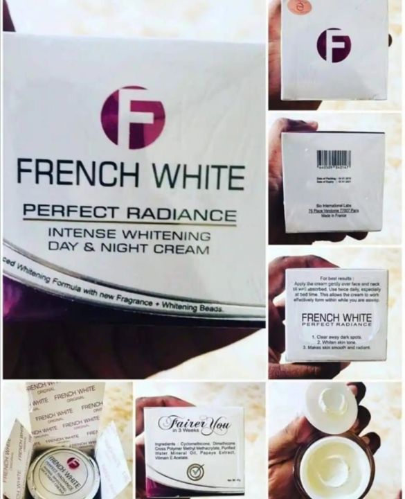 Original_ FRENCH WHITE DAY AND NIGHT CREAM Perfect Radiance Intense 48g