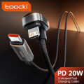 Toocki PD 20W USB C to Lightning Cable for iPhone 14 13 12 11 Pro Max 2.4A Fast Charging USB-C U-shaped for iPad Gaming Cable. 