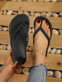 Arch Support Unisex Flip Flops With Non-Slip Flat Bottom Waterproof Eva Material Soft And Comfortable For Couples.