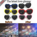 Heart Shaped Love Effects Glasses Watch The Lights Change Heart Diffraction Glasses At Night  Love Lights Unisex New Gifts. 
