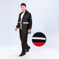 1Pcs Hooded Coat & Pant Rain Suit For Women Men Outdoor Waterproof Rain Gear With Reflective Strip Motocycle Riding Raincoat.