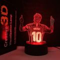 Messi 3D LED Illusion Lamp - Messi Jersey Design | Ideal Gift for Messi Fans |. 