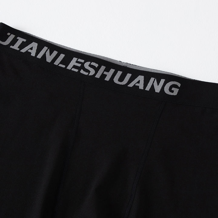 1/5%20Pcs%20Men's%20Plus%20Size%20Black%20And%20White%20Long%20Sports%20Underwear%20Running%20Fitness%20Basketball%20Football%20Elastic%20Waist%20Shorts%20Teenagers%20-%20Image%205