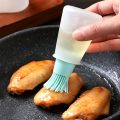 1/3pcs Silicone BBQ Oil Dispenser with Brush High-Temperature Resistant Food Grade Brush Set for Outdoor Cooking Pastry Kitchen.