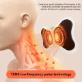 EMS Neck Massager Mini Cervical Back Muscle Pain Relief Patch Massageador Stimulator Mat Portable Leg Body Health Care Tool. 