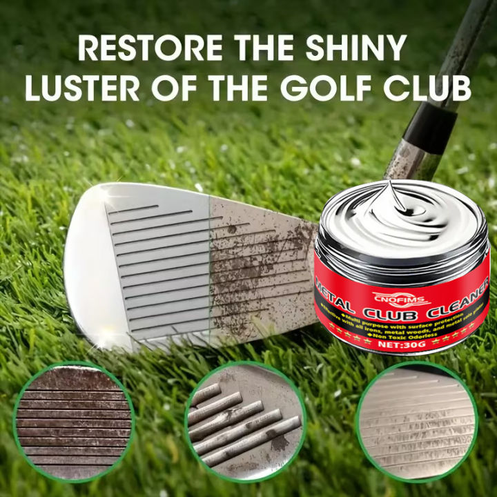 Fasilawei Golf Club Polishing Wax - Oxidation Scratch Remover Mirror Shine Restore for Woods Irons Putters