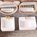 1/12 Dollhouse Bathroom Wash Basins Sinks Model Dollhouse Bathroom Furniture Decoration Dolls House Home Accessories.
