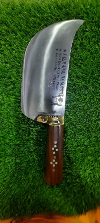 Original Nazir Fish cutting Chooper kamani Wood Handel