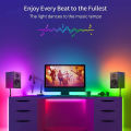 15M Led Strip Lights RGB Music Sync Color Changing,Bluetooth Led Lights with Smart App Control Remote,Led Lights for Bedroom Room Lighting Flexible Home Décor 99% praise. 