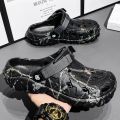 Summer Women's and Men's Clogs Slippers Classic Couple's Garden Shoes Men Fashion Casual Sandals Leisure Slides Big Size 46 47. 