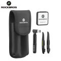 ROCKBROS Bicycle Flat Tire Repair Kit Tool Set Bicycle Tools 130Psi Pump Multi Tool Soft  Tire Patch Tire Lever Multitool. 