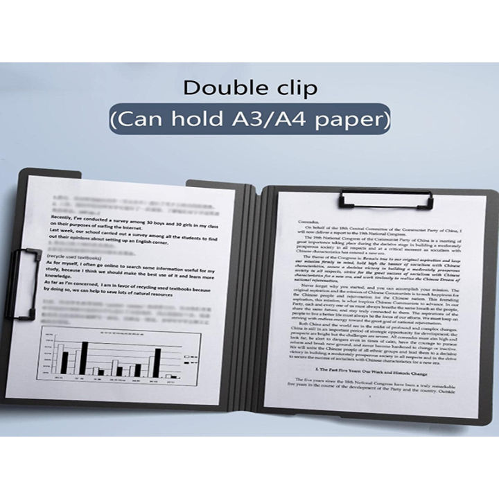 Bview%20Art%201Pcs%20Waterproof%20Fold%20with%20Double%20Clips%20Clipboard%20A4/A3%20File%20Cover%20Folder%20Write%20Draw%20Pad%20Clip%20Organizer%20Office%20Supplies%20-%20Image%205