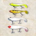 Silicone Soft Bait Especial for Barramundi Gaint Travally Swimbait 10cm 40g Fishing Wobblers Artificial Rubber Baits for Pike Bass Lure Tackle. 