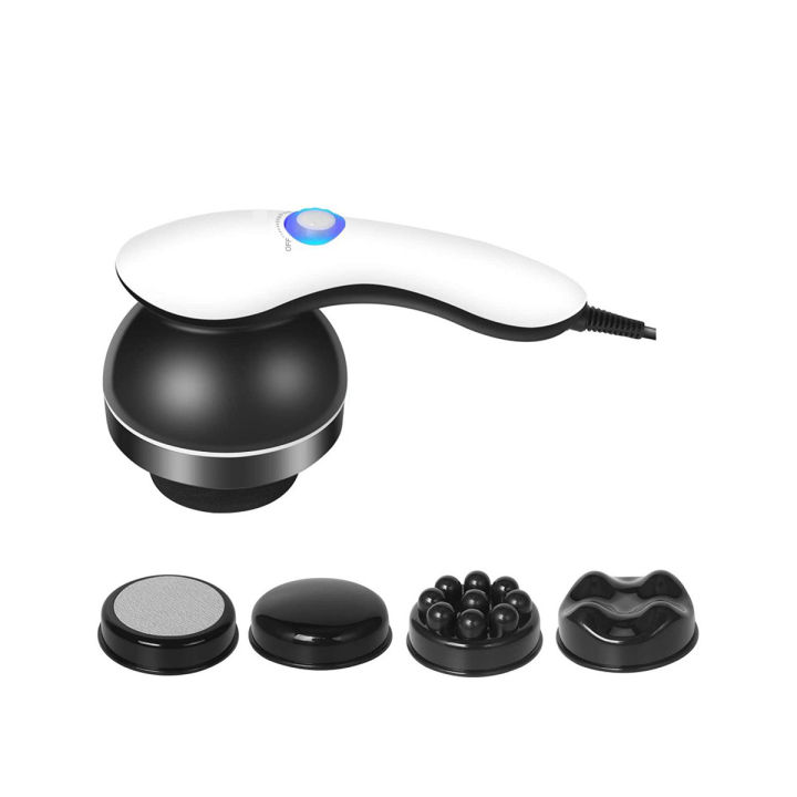 Electric Handheld Massager Deep Tissue - Portable Muscle Body Hand Massage Machine with 4 Vibrating Massage Heads for Back Shoulder Neck Arm Waist Legs Foot Pain Relief | Daraz.com.bd Electric Handheld Massager Deep Tissue - Portable Muscle Body Hand Massage Machine with 4 Vibrating Massage Heads for Back Shoulder Neck Arm Waist Legs Foot Pain Relief | Daraz.com.bd