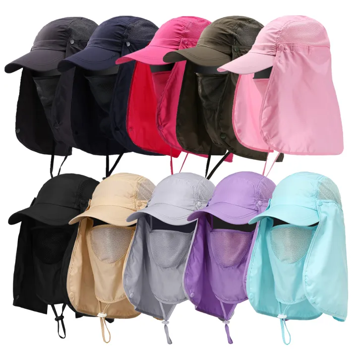 Outdoor%20Sport%20Hiking%20Visor%20Hat%20UV%20Guard%20Face%20Neck%20Cover%20Fishing%20Sun%20%20%20sun%20hat%20with%20face%20cover%20-%20Image%204