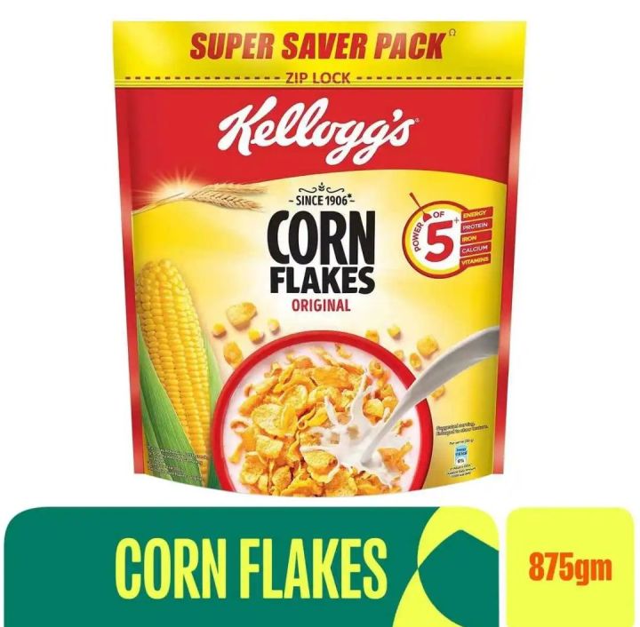 Kelloggs%20Corn%20Flakes%20Original%20Pouch%20875%20Gm%20-%20Image%203