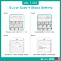 WARRANTY Minimalist Wireless Bluetooth Slim 10 inch Keyboard Mouse Set For Ipad /Android Tablets / Laptop / PC. 