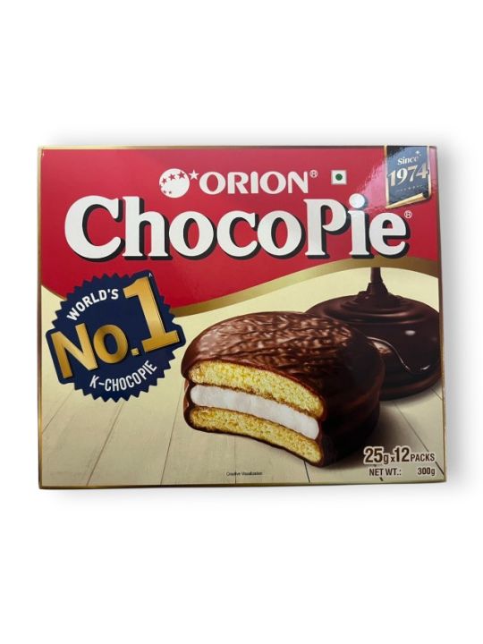 ORION Choco Pie - 12 Packs Inside - 25g Each