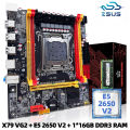 ZSUS X79 VG2 Motherboard LGA 2011 Slot Support Intel Xeon V1 V2 CPU Processor DDR3 RAM Desktop Memory M.2 NVME SATA 2.0. 