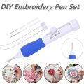 Magic Embroidery Pen Punch Needle Kit for Knitting Circular Needle Arts and Crafts for DIY Sewing Tools. 