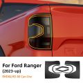 TPU Tail Light Protective Film for Ford Ranger T9 2023 2024 2025 Smoke Black Clear Anti Scratch Rear Lamp Sticker Accessories. 