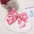 Handmade Big Bou Hair Clip, Silk Material, Large Size for Elegant Updos and Special Occasions.