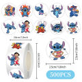 500PCS Cute Disney Cartoon Lilo Stitch Stickers DIY Diary Laptop Phone Luggage Skateboard Graffiti Decals Roll Sticker Gift Toys. 