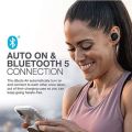 JLAB Audio Jbuds Air True Wireless Signature Bluetooth Earbuds, Charging Case, Black, IP55 Sweat Resistance, Bluetooth 5.0 Connection (Renewed). 