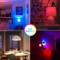 Mobri B22 LED Colour Changing Light Bulbs with Remote Control, 75 Watt Equivalent Bayonet Dimmable Colour Bulbs with Timing, Memory & Sync, 120 Multi RGB Colours + Daylight White,1 Pack. 