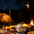 WESTTUNE Camping Lamp Stand Hook Outdoor Aluminum Alloy Hanging Hooks Racks Portable Adjustable Light Stands for Picnic Beach. 