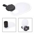 Camera Flash Diffuser Lightweight Light Modifier Attachments Easy to Install Portable Flash Diffuser Reflector with Storage Bag. 