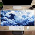Minimal Desk Setup Mouse Pad Gaming Cloth Surface Non Slip  Base PC Laptop Keyboard Desk Mat. 