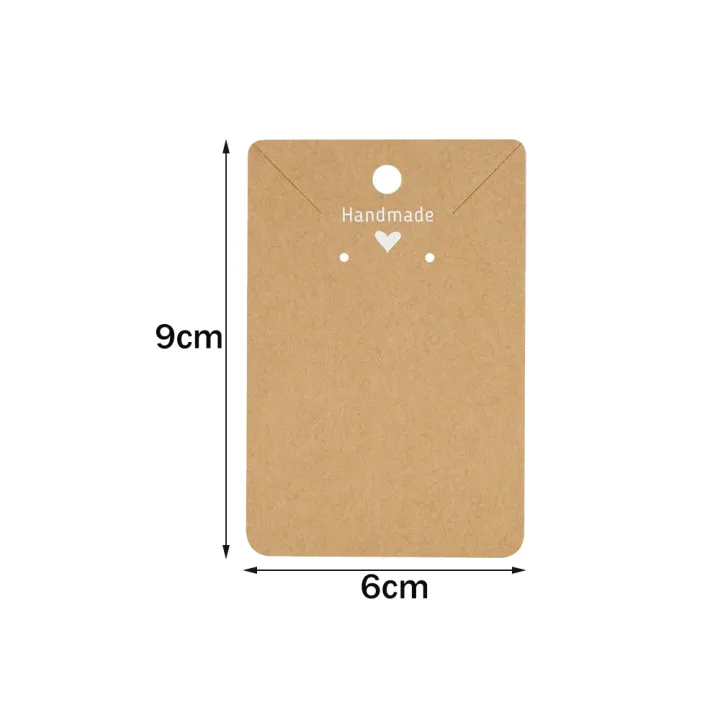 50pcs%206x9cm%20Brown%20White%20Necklace%20Earring%20Display%20Cards%20Paper%20Jewelry%20Holder%20for%20Selling,%20Hanging%20DIY%20Small%20Business%20Packaging%20-%20Image%207