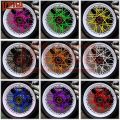 72PCS Motorcycle Dirt Bike Spoke Skins Covers Spoked Protector Wraps Wheel Rim Guard For Motocross Bicycle Bike Cool Accessories. 