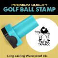 Ball Badge Golf Ball Stamp and Ball Marker Golf Ball Marker, Reusable Golf Ball Marking Tool to Identify Golf Balls.