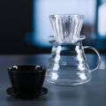 Heat-resistant Coffee Dripper 1-2Cups Crystal Eye Pour Over Coffee Dripper.